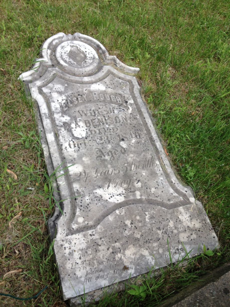 Elsey Hough marker before restoration